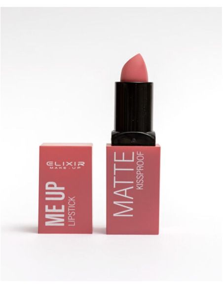 ELIXIR MATTE ME UP KISSPROOF LIP STICK 015 - PALE PINK - PALE TAN