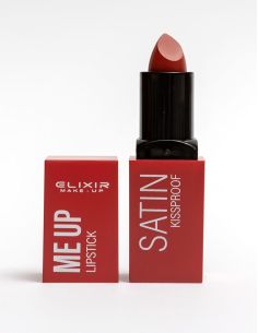 ELIXIR SATIN ME UP KISSPROOF LIP STICK 042 - BLUSHY BROWN
