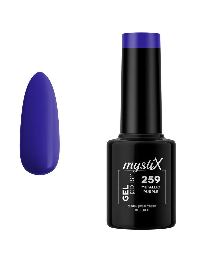 MystiX Gel Polish 259 (Metallic Purple) 5ml MystiX 6226