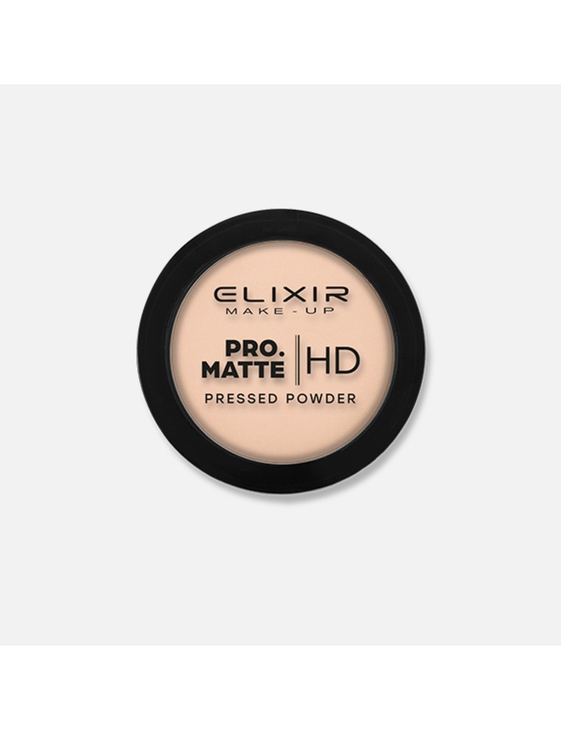 Elixir Pro. Matte Pressed Powder HD- 204 (Latte Coffee) ELIXIR 2352
