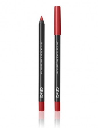 Grigi Waterproof Lip Silky Pencil - 02 Red