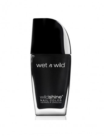 WnW Wild Shine Nail Color- E485D Black Creme