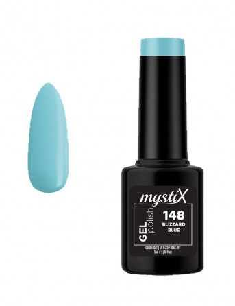 MystiX Gel Polish 148 (Blizzard Blue) 5ml