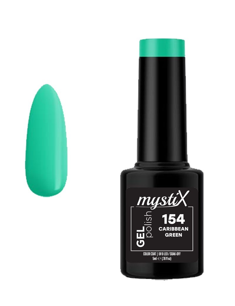 MystiX Gel Polish 154 (Caribbean Green) 5ml MystiX 8327
