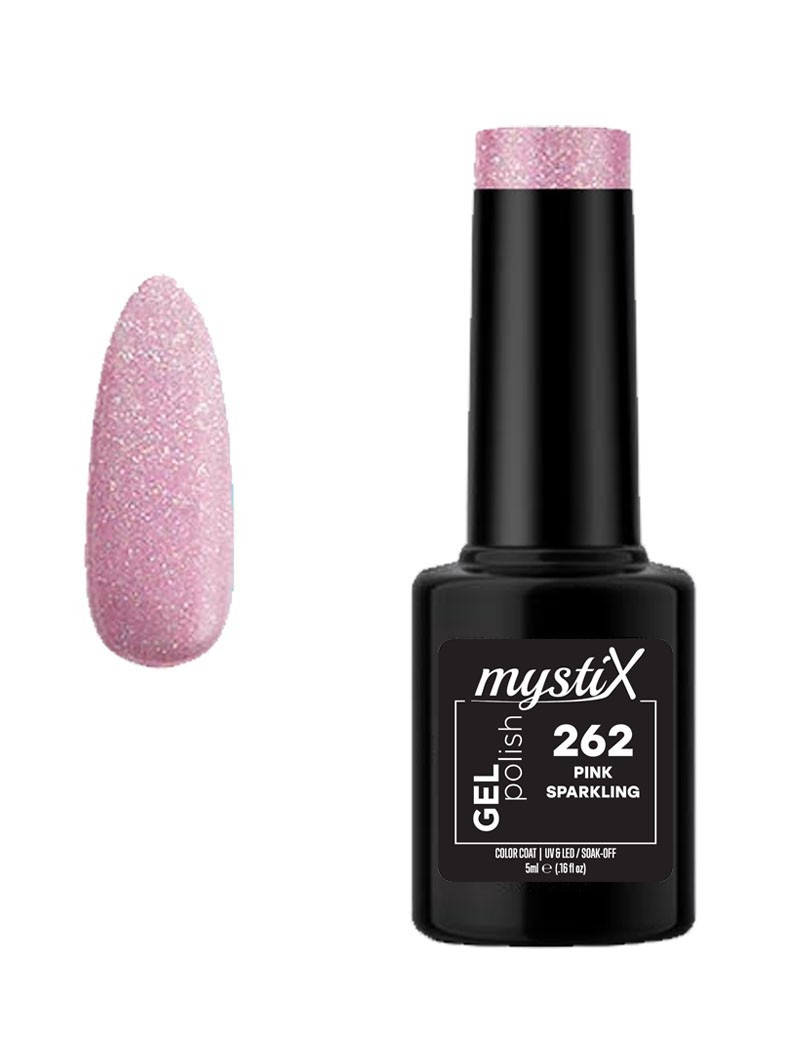 MystiX Gel Polish 262 (Pink Sparkling) 5ml MystiX 8335
