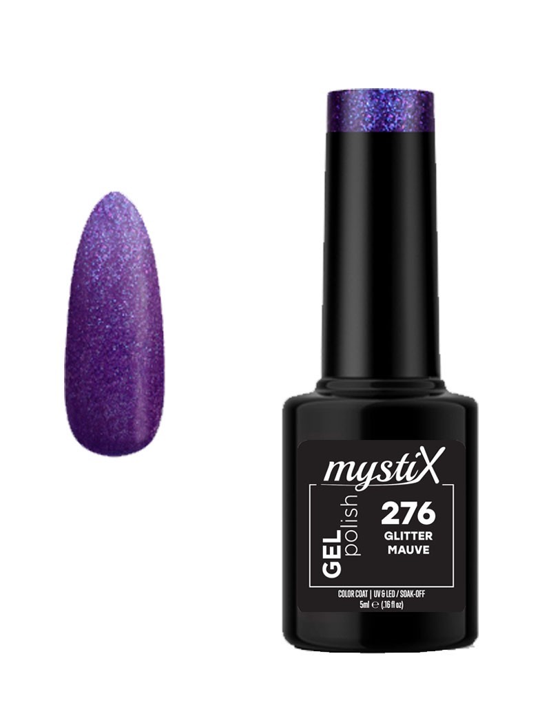 MystiX Gel Polish 276 (Glitter Mauve) 5ml MystiX 8337