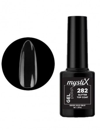 MystiX Gel Polish 282 (Glitter Top Coat) 5ml