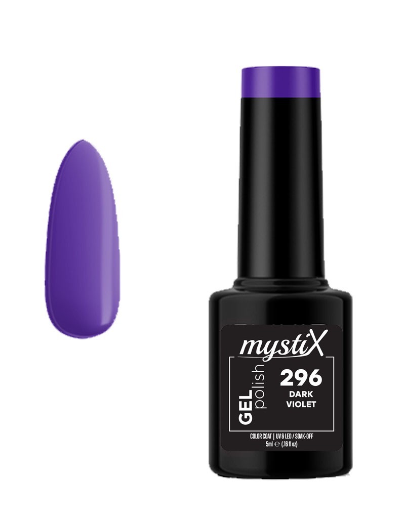 MystiX Gel Polish 296 (Dark Violet) 5ml MystiX 8342