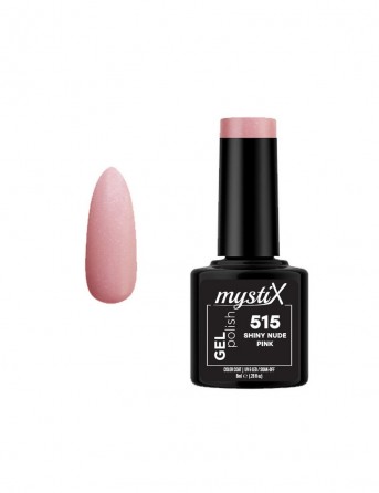 MystiX Gel Polish 515 (Shiny Nude Pink) 8ml