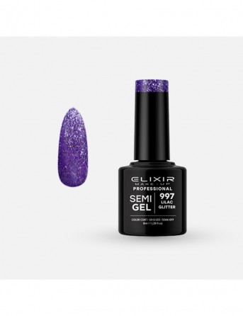 Ημιμόνιμο Βερνίκι 997 (Lilac Glitter)