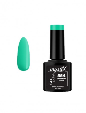 MystiX Gel Polish P554 (Caribbean Green) 8ml
