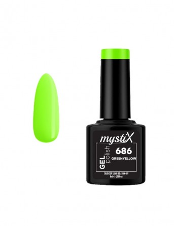 MystiX Gel Polish 686 (Green Yellow) 8ml