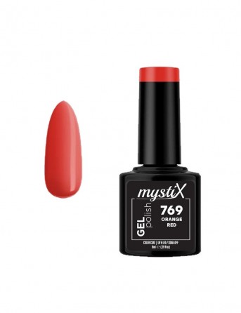 MystiX Gel Polish P769 (Orange Red) 8ml