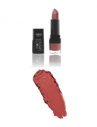 Grigi Make-up Matte Lipstick - Σκουρο Καραμελ