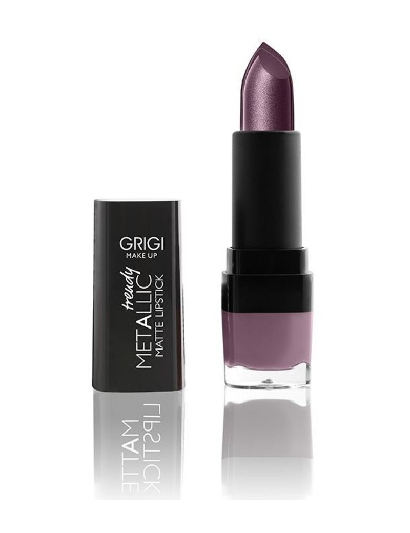 Grigi Make-up Trendy Metallic Matte Lipstick – Τκτμ-308 – Μεταλλικο Σκουρο Μπορντω GRIGI 2406