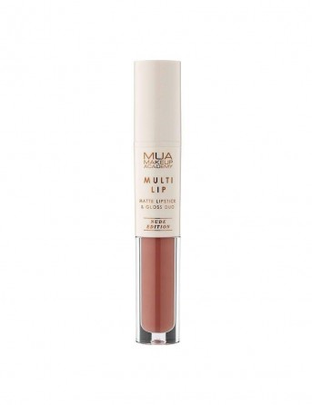 MUA Lipstick & Gloss Duo - Nude Edition - Classic