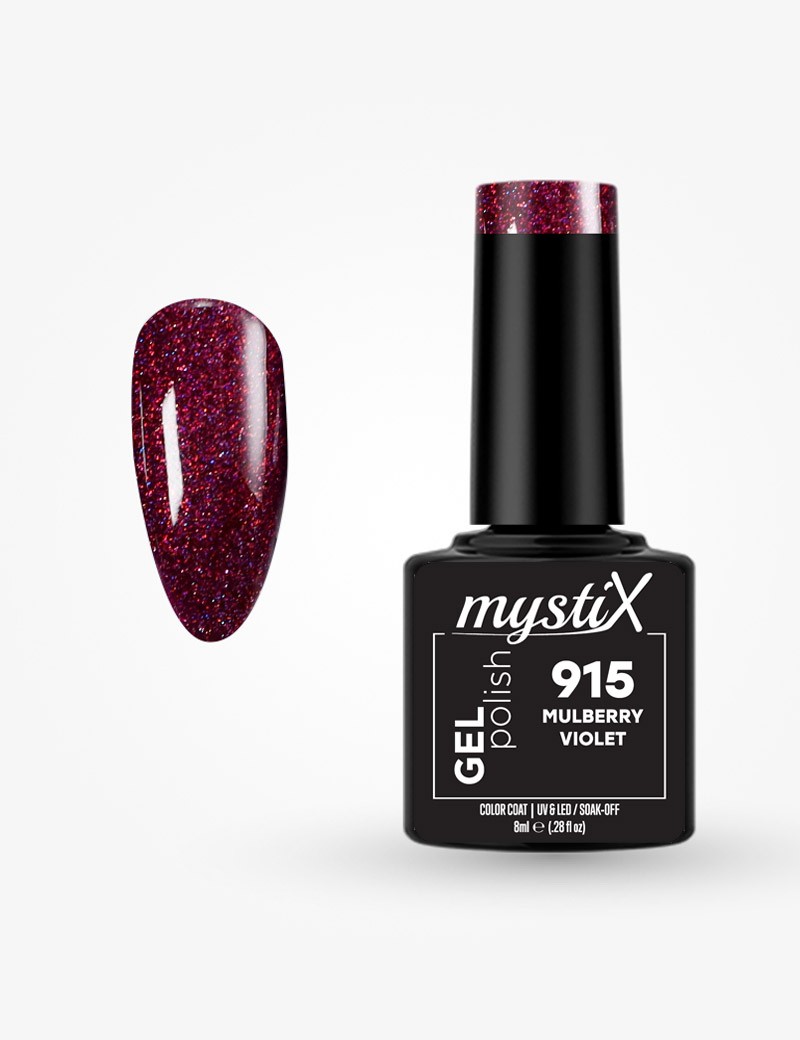 MystiX Gel Polish 915 (Mulberry Violet) 8ml MystiX 14512