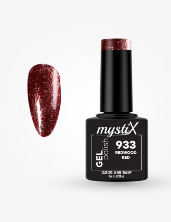 MystiX Gel Polish 933 (Redwood Red) 8ml