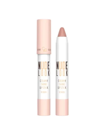 Nude look creamy shine lipstick-01nude | Άρωμα Ονείρου