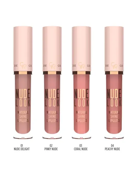 GR Nude Look Natural Shine Lipgloss-04(Peachy Nude)| Άρωμα Ονείρου