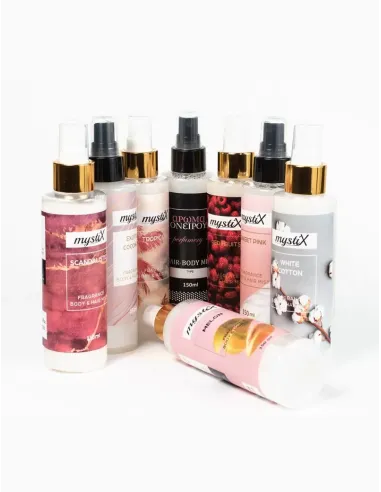 Hair-Body Mist Mystix White Cotton
