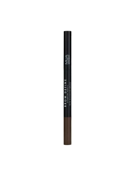 MUA BROW DEFINE EYEBROW PENCIL WITH BLENDING BRUSH-DARK BROWN