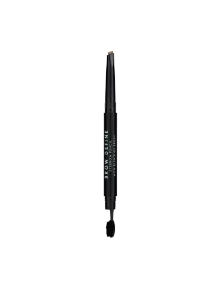 MUA BROW DEFINE EYEBROW PENCIL WITH BLENDING BRUSH-LIGHT BROWN
