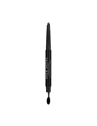MUA BROW DEFINE EYEBROW PENCIL WITH BLENDING BRUSH-MID BROWN