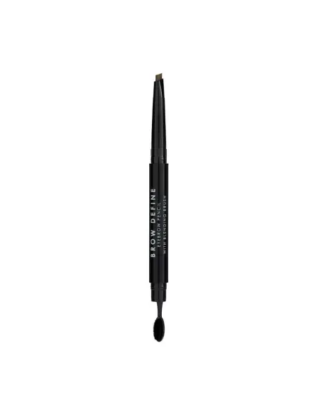 MUA BROW DEFINE EYEBROW PENCIL WITH BLENDING BRUSH-MID BROWN