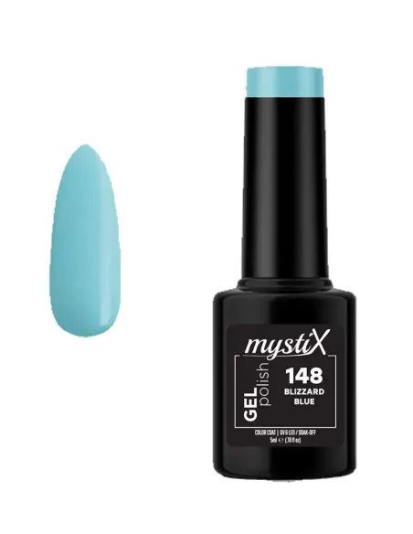 MystiX Gel Polish 148 (Blizzard Blue) 5ml