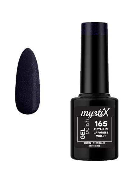 MystiX Gel Polish 165 (Metallic Japanese Violet) 5ml
