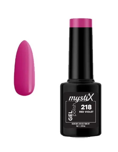 MystiX Gel Polish 218 (Red Violet) 5ml