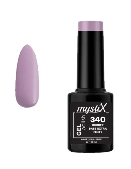 MystiX Gel Polish 340 (Rubber Base Extra Milky) 5ml