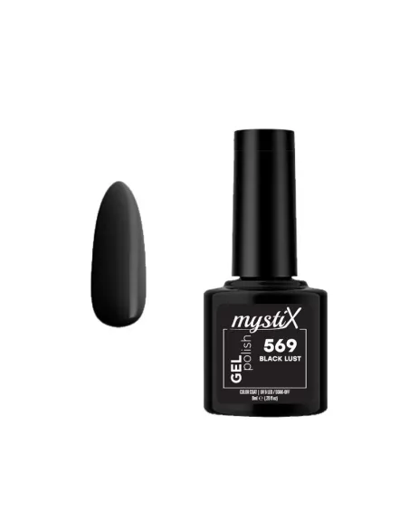 MystiX Gel Polish 569 (Black Lust) 8ml