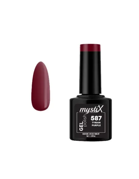 MystiX Gel Polish 587 (Tyrian Purple) 8ml
