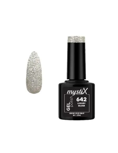 MystiX Gel Polish 642 (Luxury Silver) 8ml