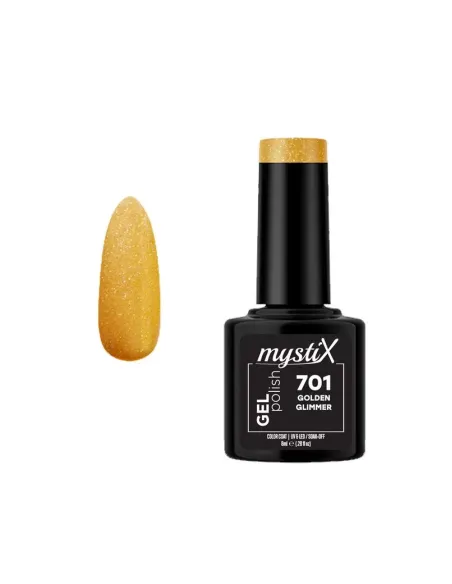 MystiX Gel Polish 701 (Golden Glimmer) 8ml