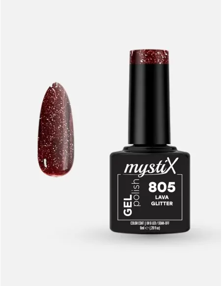 MystiX Gel Polish 805 (Lava Giltter) 8ml | Άρωμα Ονείρου