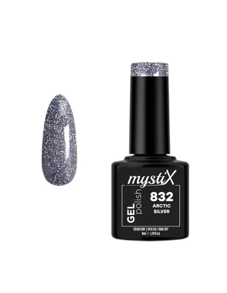 MystiX Gel Polish P832 (Arctic Silver) 8ml