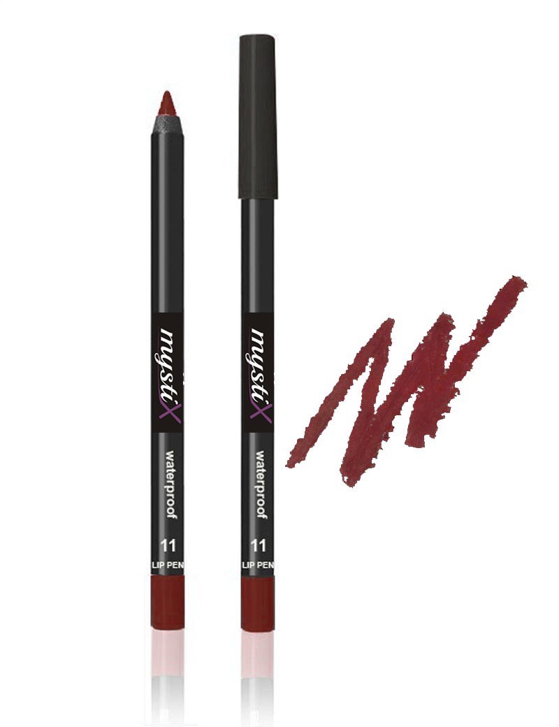 MYSTIX WATERPROOF LIP PENCIL NO 11 (PASSION RED)